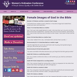 Female Images of God in the Bible