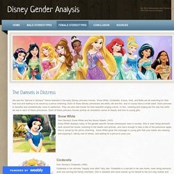 Disney Female Stereotypes