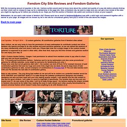 Femdom City Site Reviews and free femdom galleries