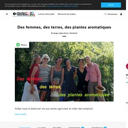 Des femmes, des terres, des plantes aromatiques par