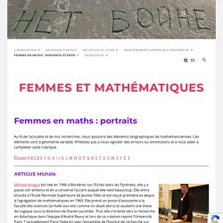 Femmes en maths : portraits – Femmes et Mathématiques