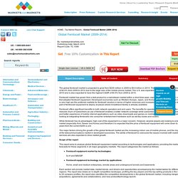 Global Femtocell Market (2009–2014), Market Research Report: MarketsandMarkets