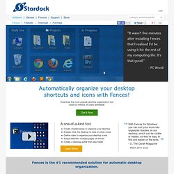 Fences - Windows Desktop Organization Software
