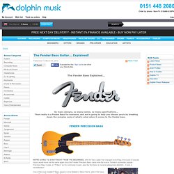 The Fender Bass Guitar... Explained!