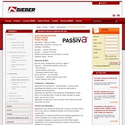 Fenêtre Passiva bois et alu, triple vitrage - Bieber