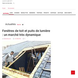 Fenêtres de toit et puits de lumière : un marché très dynamique - 01/09/16