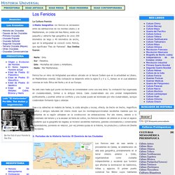 Los Fenicios : Historia Universal