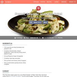 Fennel, Avocado, and Mint Salad Recipe