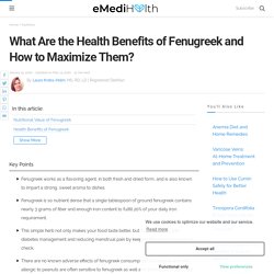 Fenugreek: Health Benefits and How to Eat It - eMediHealth