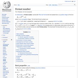 Fermat number