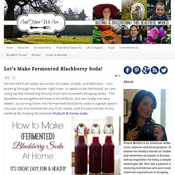 Let's Make Fermented Blackberry Soda!