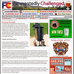 Fermentedly Challenged: Choosing a brew kettle