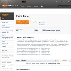 Fermi Linux