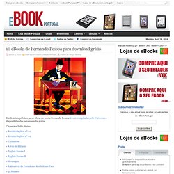 10 eBooks de Fernando Pessoa para download grátis