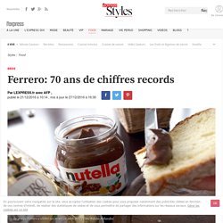 Ferrero: 70 ans de chiffres records