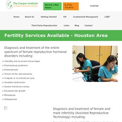 Looking for the Best Fertility Services in Houston