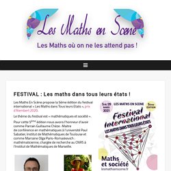 Festival ( 2021 ) – Les Maths en Scène