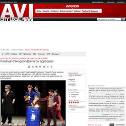 Festival d'Avignon/Bavards appliqués