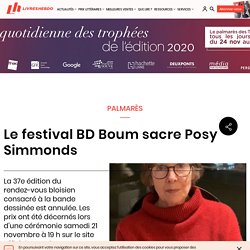 Le festival BD Boum sacre Posy Simmonds...