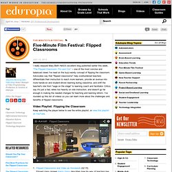 Five-Minute Film Festival: Flipped Classrooms