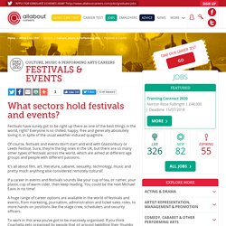 Festivals & Events Careers