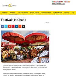 Festivals in Ghana - touringghana.com