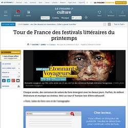 Tour de France des festivals littéraires du printemps