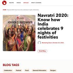 Navratri 2020: Know how India celebrates 9 nights of festivities