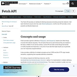 Fetch API - Web APIs