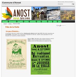 Fête de la Vielle - Commune d'Anost
