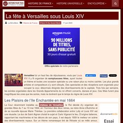 La fête à Versailles sous Louis XIV