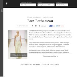 Erin Fetherston - Spring/Summer 2009 Ready-To-Wear - NYFW (Vogue.com UK)