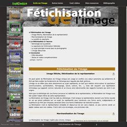 Fétichisation de l'image