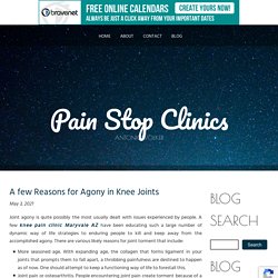 A few Reasons for Agony in Knee Joints