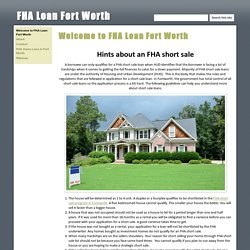 FHA Loan Fort Worth