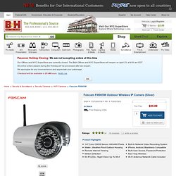 FOSCAM FI8905W Outdoor Wireless IP Camera (Silver) FI8905W B