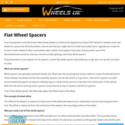 Fiat Wheel Spacers Online UK