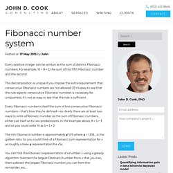 Fibonacci number system