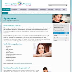 Fibromyalgia Symptoms - What Fibromyalgia Feels Like