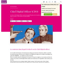 Fiche métier : Chief Digital Officer (CDO) - Elaee