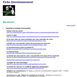 Fiche Questionnement