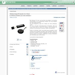 Ficheproduit [ Amarina Wireless Dongle PC Security 2 In 1 Pclock ] L'Essentiel de l'Accessoire Informatique