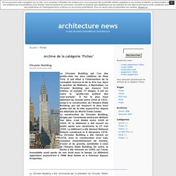 Fiches « architecture news