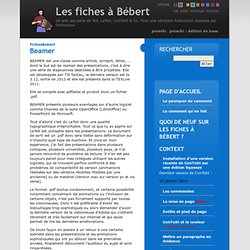 Les fiches à Bébert FichesBebert/Beamer