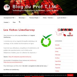 Blog du prof T.I.M. - Lycée du Mené - Informatique