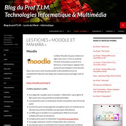 Blog du prof T.I.M. – Lycée du Mené