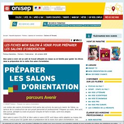Guide de préparation des salons (métiers, formation...) ONISEP : collège / lycée