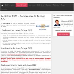 Le fichier FICP - Comprendre le fichage FICP - Creditquid