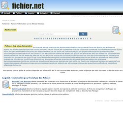 Forum d'information sur les fichiers Windows
