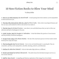 Johnny Lists — 10 Non-Fiction Books to Blow Your Mind